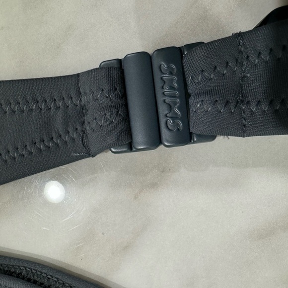 Skims Cheeky Tanga Swim Set  in Gunmetal Grey Size 3X NWT and bra is size 4 - Picture 6 of 11